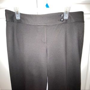 NWT Ann Taylor LOFT black flat front pants sz 12